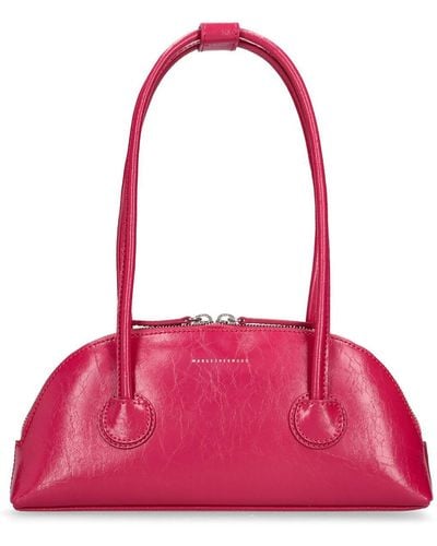 Marge Sherwood Bessette Leather Shoulder Bag - Red