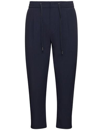 ALPHATAURI Pantalones con cordón ajustable - Azul