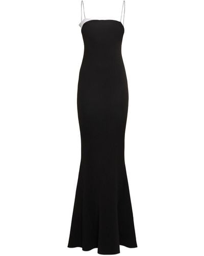 Jacquemus Robe longue La Robe Aro - Noir