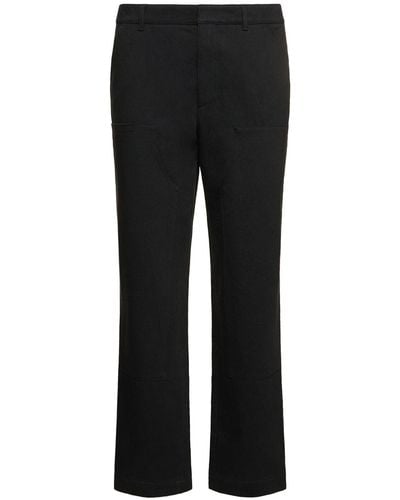 Gabriela Hearst Finley Cotton Trousers - Black