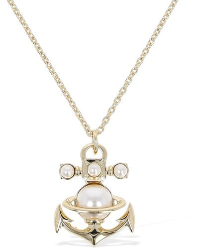 Vivienne Westwood Marialena Pendant Necklace - Metallic