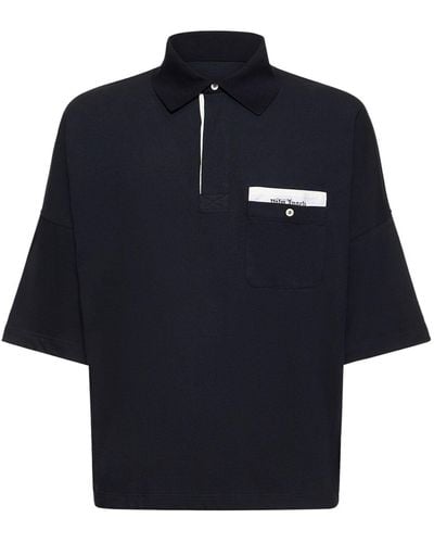 Palm Angels Polo Sartorial Tape - Azul