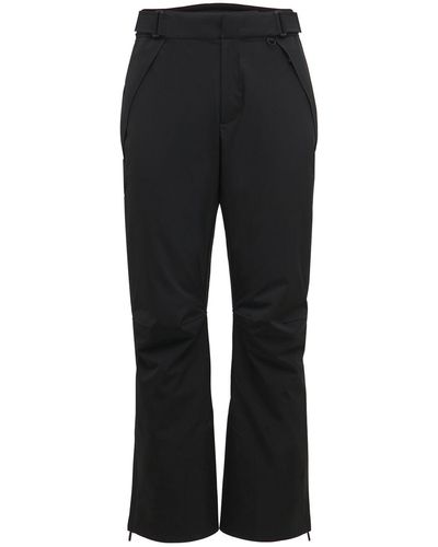 3 MONCLER GRENOBLE Pantalones De Esquí High Performance De Nylon - Negro