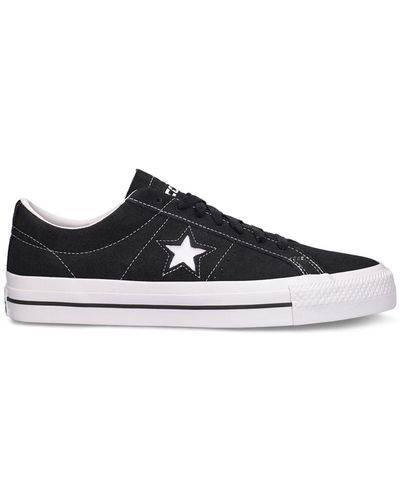 Converse One Star Pro Suede Sneakers - Black