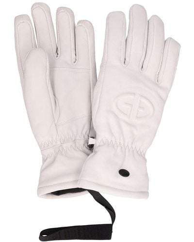 Goldbergh Freeze Leather Gloves - White