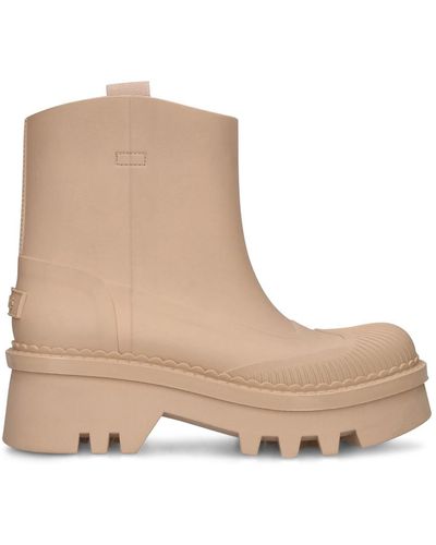 Chloé Raina Rain Boots in Brown | Lyst Canada