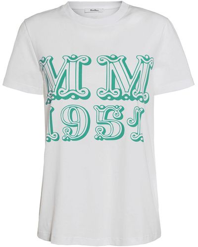 Max Mara Mincio ジャージーtシャツ - ブルー