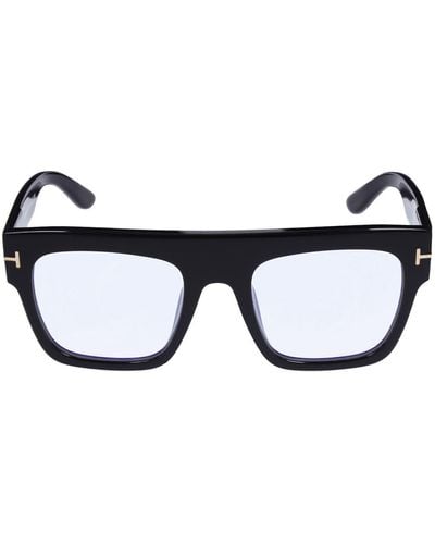 Tom Ford Renee Squared Acetate Eyeglasses - Black