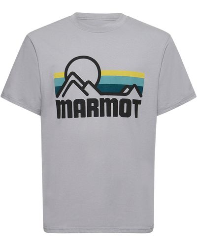 Marmot Coastal Cotton Blend T-Shirt - Gray