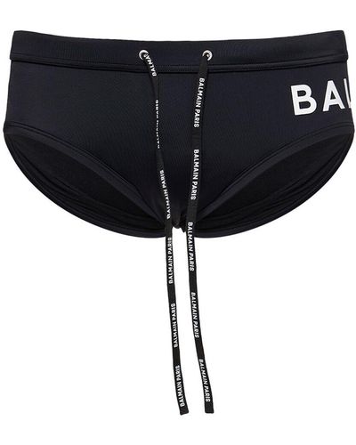 Balmain Calzoncillos de techno stretch - Negro