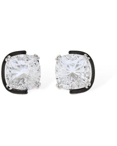 Swarovski Clous D'oreilles Harmonia - Blanc