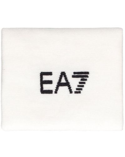 EA7 Polsino tennis pro in misto cotone - Bianco