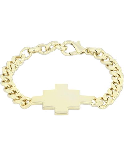 Marcelo Burlon Cross Logo Chain Bracelet - Metallic