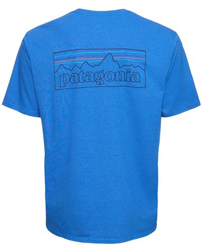 Patagonia T-shirt "p-6 Logo Responsibility" - Blau