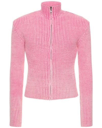 Jaded London Lucid Knit Sweater - Pink