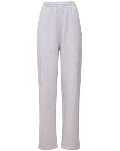 Balenciaga Cotton Jogging Pants - Gray