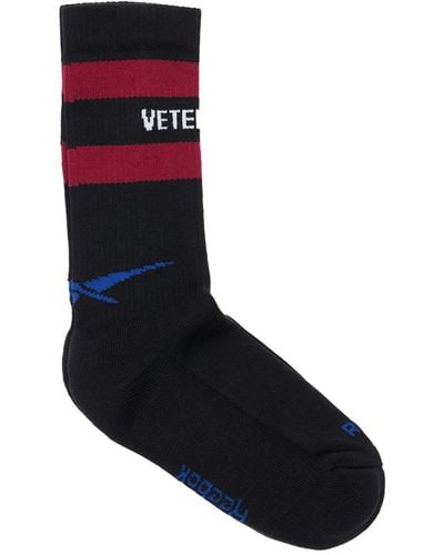 Vetements Socken Aus Baumwolle Mit Logo - Mehrfarbig