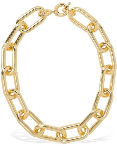 FEDERICA TOSI Lace Norah Collar Necklace - Metallic