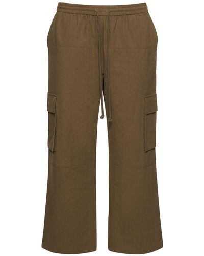 GIMAGUAS Luca Cotton Cargo Trousers - Natural