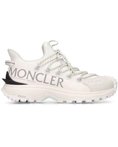 Moncler 40Mm Trailgrip Lite2 Nylon Sneakers - White