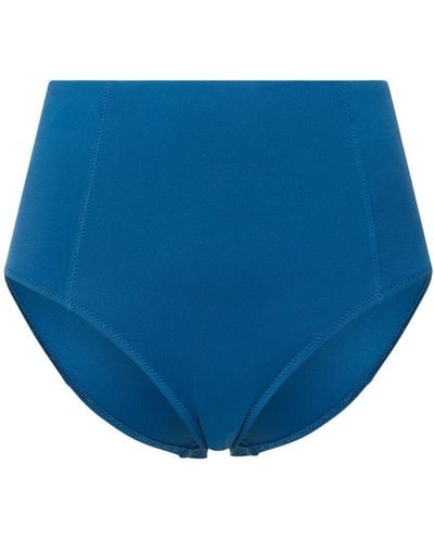 Ulla Johnson Zahara Stretch Tech Bikini Bottoms - Blue