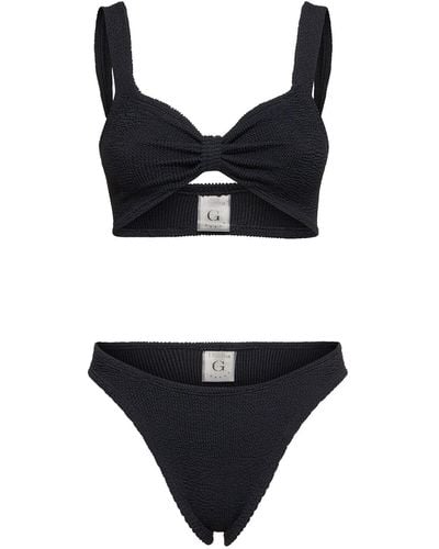 Hunza G Bonnie Bikini Set - Black