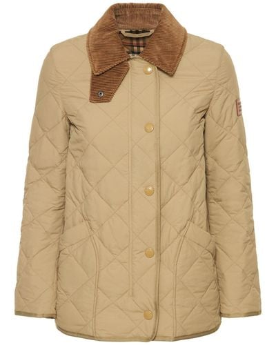 Burberry Thermoregulierende Country-Steppjacke - Natur