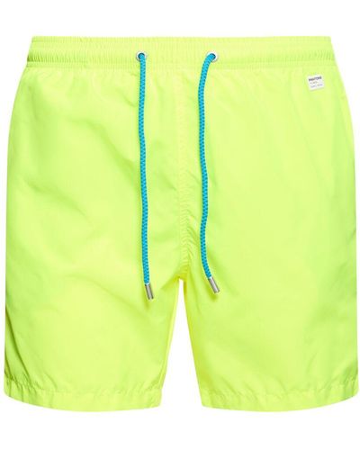 Mc2 Saint Barth Pantone Ultra Light Tech Swim Shorts - Yellow