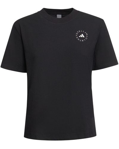 adidas By Stella McCartney Klassisches T-Shirt - Schwarz