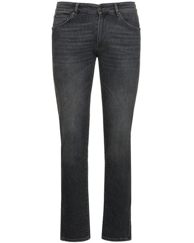 PT Torino Jeans skinny de denim de algodón - Gris