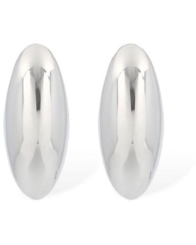 Otiumberg Pebble Stud Earrings - White