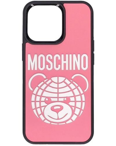 Moschino Cover iphone 13 pro - Rosa