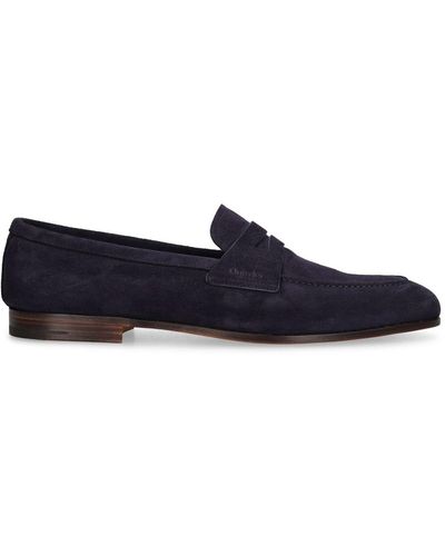 Church's Loafer Aus Wildleder "maesteg" - Blau