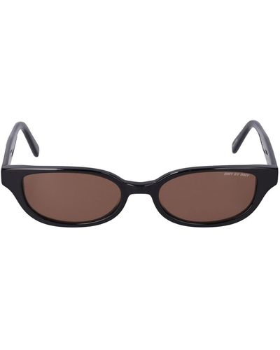 DMY BY DMY Romi Round Acetate Sunglasses - Brown