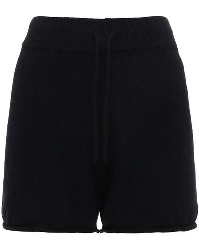 Loulou Studio Robben Cashmere Knit Shorts - Black