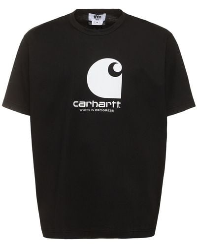 Junya Watanabe Carhartt Cotton Jersey T-shirt - Black