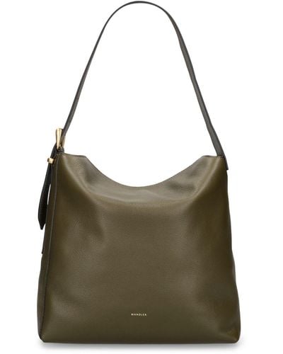 Wandler Marli Leather Shoulder Bag - Green
