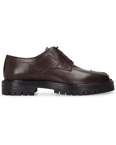 Maison Margiela Zapatos tabi con cordones 40mm - Marrón