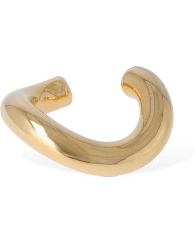 Balenciaga Loop Resin & Copper Cuff Bracelet - Natural
