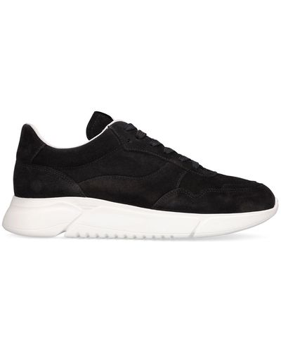 National Standard Edition 7 Suede Trainers - Black