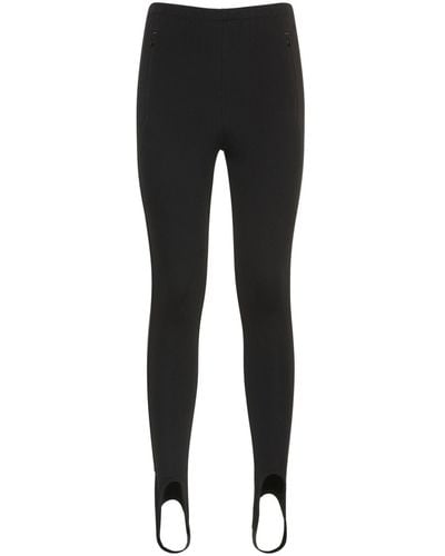 Wardrobe NYC Legging En Viscose Stretch Avec Étriers - Noir