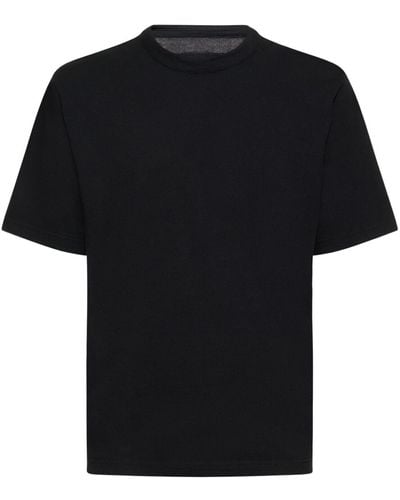 Heron Preston T-shirt en jersey de coton recyclé ex-ray - Noir