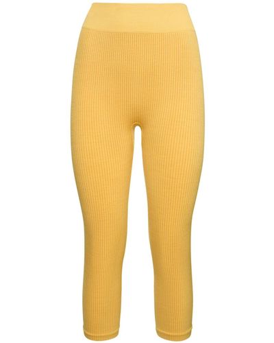 Nagnata Leggings con cintura alta - Amarillo