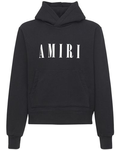 Amiri Core コットンジャージーフーディー - ブラック