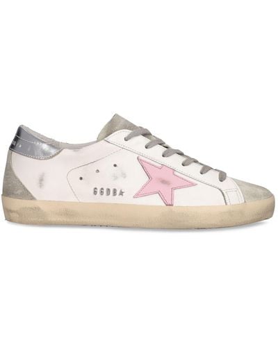 Golden Goose 20mm Super-star Leather Sneakers - Pink