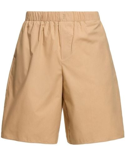 Frankie Shop Cotton jogging Shorts - Natural