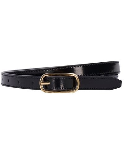 Slim braided fabric belt – TOTEME