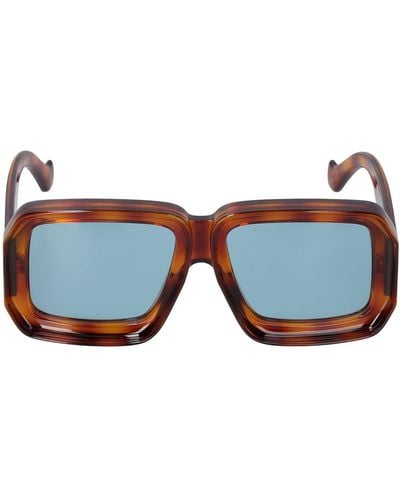 Loewe Paula's Dive In Mask Acetate Sunglasses - Blue