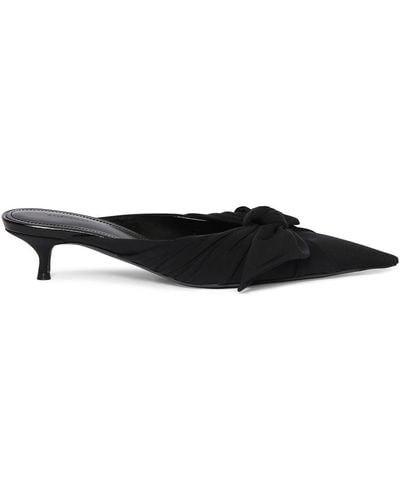 Balenciaga Zapatos mules de nylon con lazo mm - Negro