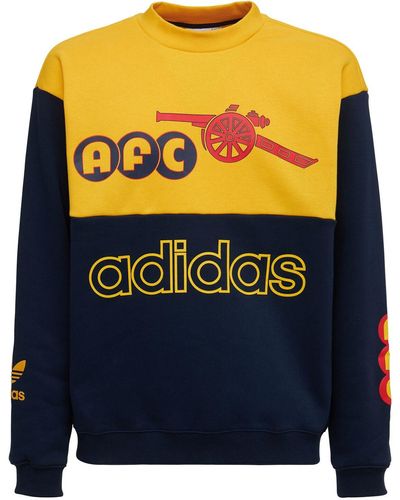 adidas Originals Arsenal Graphic Crew Sweatshirt - Blue